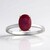 Anello in argento con Rubino Bemainty