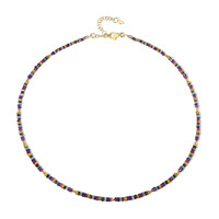 Collana in argento con Granato Mandarino (Riya)