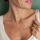 Collier en argent (M de Luca)