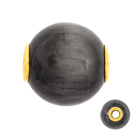 Colgante en plata con Cuarzo ojos de tigre antracita (MONOSONO COLLECTION)