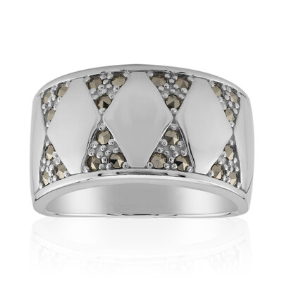 Bague en argent et Marcassite (Annette classic)