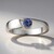 Anello in argento con Tanzanite (non riscaldata) (Pallanova)