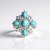 Bague en argent et Turquoise Sleeping Beauty (Dallas Prince Designs)
