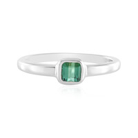 Anello in argento con Tormalina Verde di Benedito (Adela Silber)