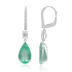 Gouden oorbellen met Columbiaanse smaragden (CIRARI)