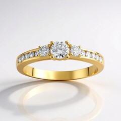 Anello in oro con Diamante SI1 (G)