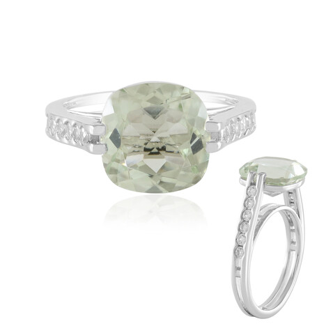 Anello in argento con Ametista Verde (de Melo)