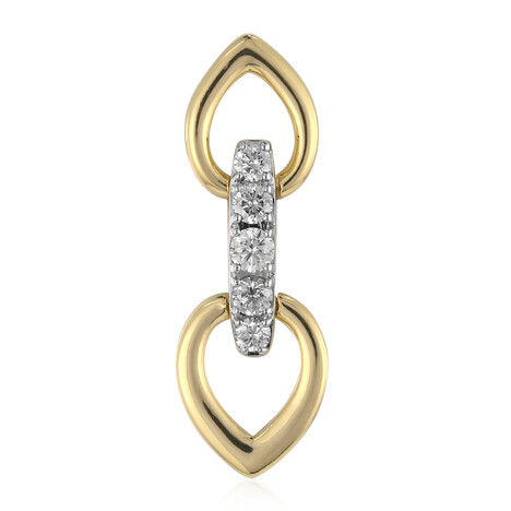 Colgante en oro con Diamante IF (D) (Annette)