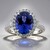 Anello in oro con Tanzanite AAA (CIRARI)