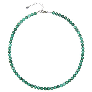Collana in argento con Malachite