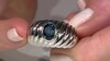 Zilveren ring met een Mezezo opaal (MONOSONO COLLECTION)