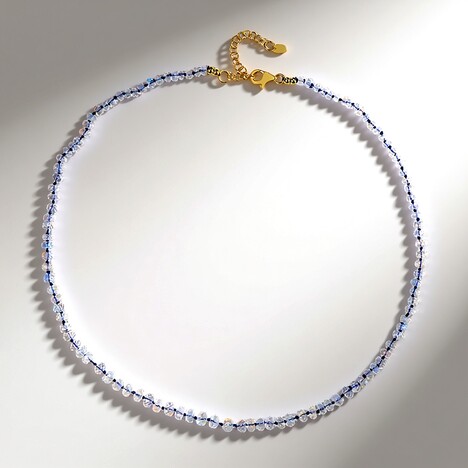 Collana in argento con Pietra di Luna Arcobaleno (Adela Silber)