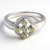 Anello in argento con Alessandrite Occhio di Gatto