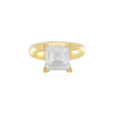 Anello in argento con Topazio Bianco