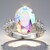 Bague en argent et Quartz Rayon de Lune