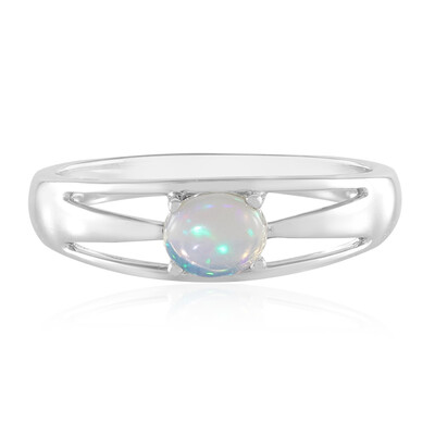 Bague en argent et Opale Welo