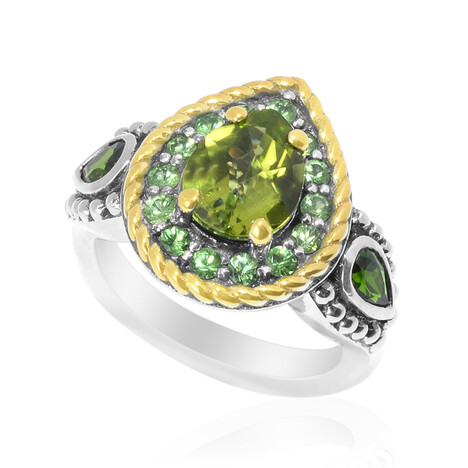 Peridot-Silberring