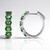 Orecchini in oro con Tsavorite AAA del Kenia (CIRARI)