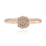 Anillo en plata con Diamante chocolate I2
