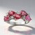 Bague en argent et Tourmaline rose du Brésil  (Pallanova)
