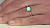 Anillo en plata con Turquesa bella durmiente (de Melo)