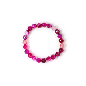 Pink Agate Bracelet (Adela Silber)