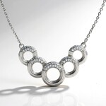 Collana in argento con Zircone