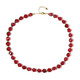 Collana in argento con Quarzo Rosso
