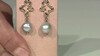 Pendientes en plata con Perla plateada Freshwater (TPC)