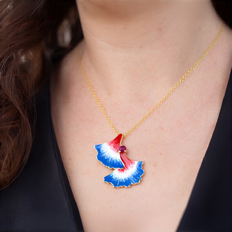 Rubin-Silberhalskette (TPC)