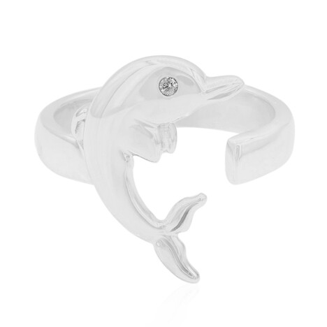 Anello in argento con Diamante I1 (G) (Annette)