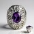 Anello in argento con Ametista (Annette classic)