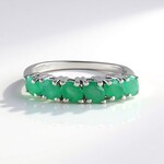 Anello in argento con Smeraldo Socoto