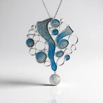 Collana in argento con Opale di Welo (Adela Silber)