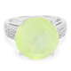 Bague en argent et Préhnite