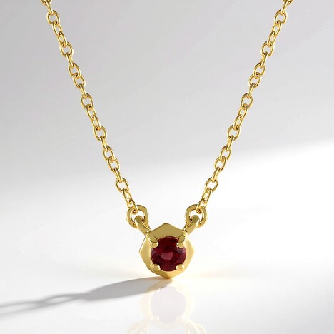 Collana in argento con Rubino Tanzania (de Melo)