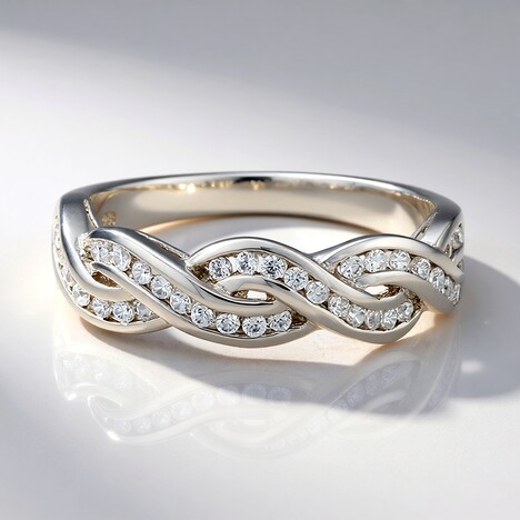 Anello in argento con Zircone