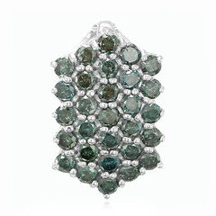 Fancy-Brillant-Silberanhänger