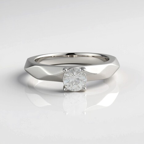 Anello in argento con Zircone