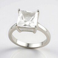 Danburite Silver Ring