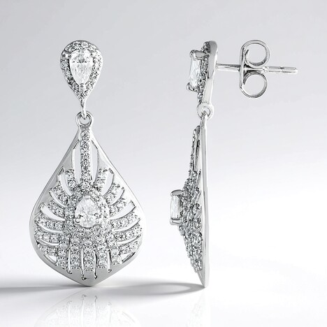 Orecchini in argento con Zircone