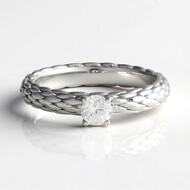 Zircon Silver Ring