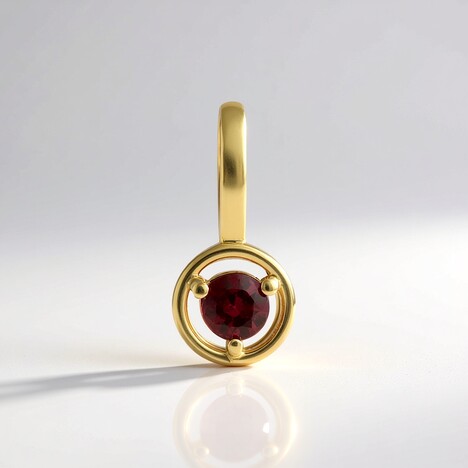 Ciondolo in oro con Spinello Rosso