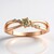Anello in oro con Diamante Rose de France SI1 di Argyle (Annette)