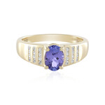 Anello in oro con Tanzanite