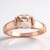 Anello in argento con Morganite Brasiliana