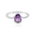Amethyst-Silberring