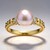 Anello in oro con Perla d'Acqua Dolce Rosa (CIRARI)