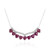 Rhodolite Silver Necklace