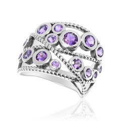Sambia-Amethyst-Silberring